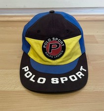 Vintage Ralph Lauren Polo Sport Spellout Hat Cap Stadium 1992