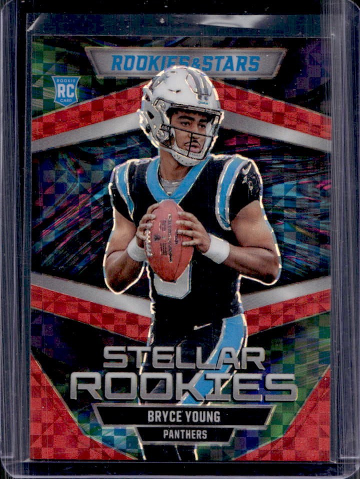 2023 Rookies & Stars Bryce Young Stellar s RC Red Plaid #SR-3 Panthers