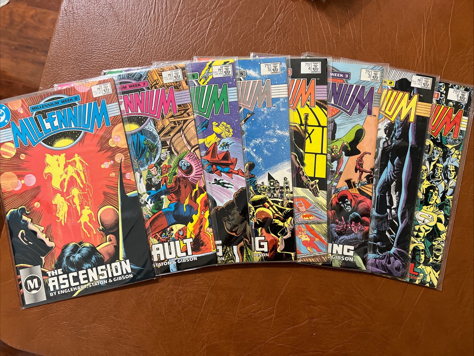 Millennium Set of 8 w/2 MAJOR KEYS: FN to VF & Up, DC Comics 1988 $7 Ship