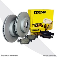 Textar Bremsscheiben BeläGe FüR Bmw 1Er E81 E87 116I 118I 116D 118D Vorne