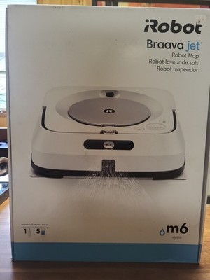 NEW iRobot Braava Jet m6 6110 Wi-Fi Smart Robot Mop Wet Dry Hard Floor Cleaner