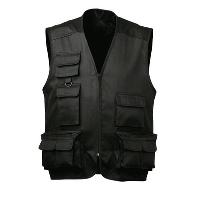 Craftland Allround-Weste Funktionsweste Outdoorweste Arbeitsweste schwarz