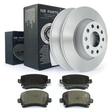 Bremsscheiben Bremsbeläge hinten 282 für Audi A3 8P Q3 Seat Altea Leon VW Golf V