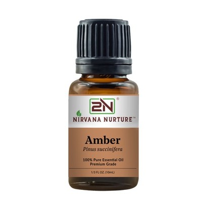 Amber Essential Oil 100 % Pure Natural Premium Therapeutic Grade