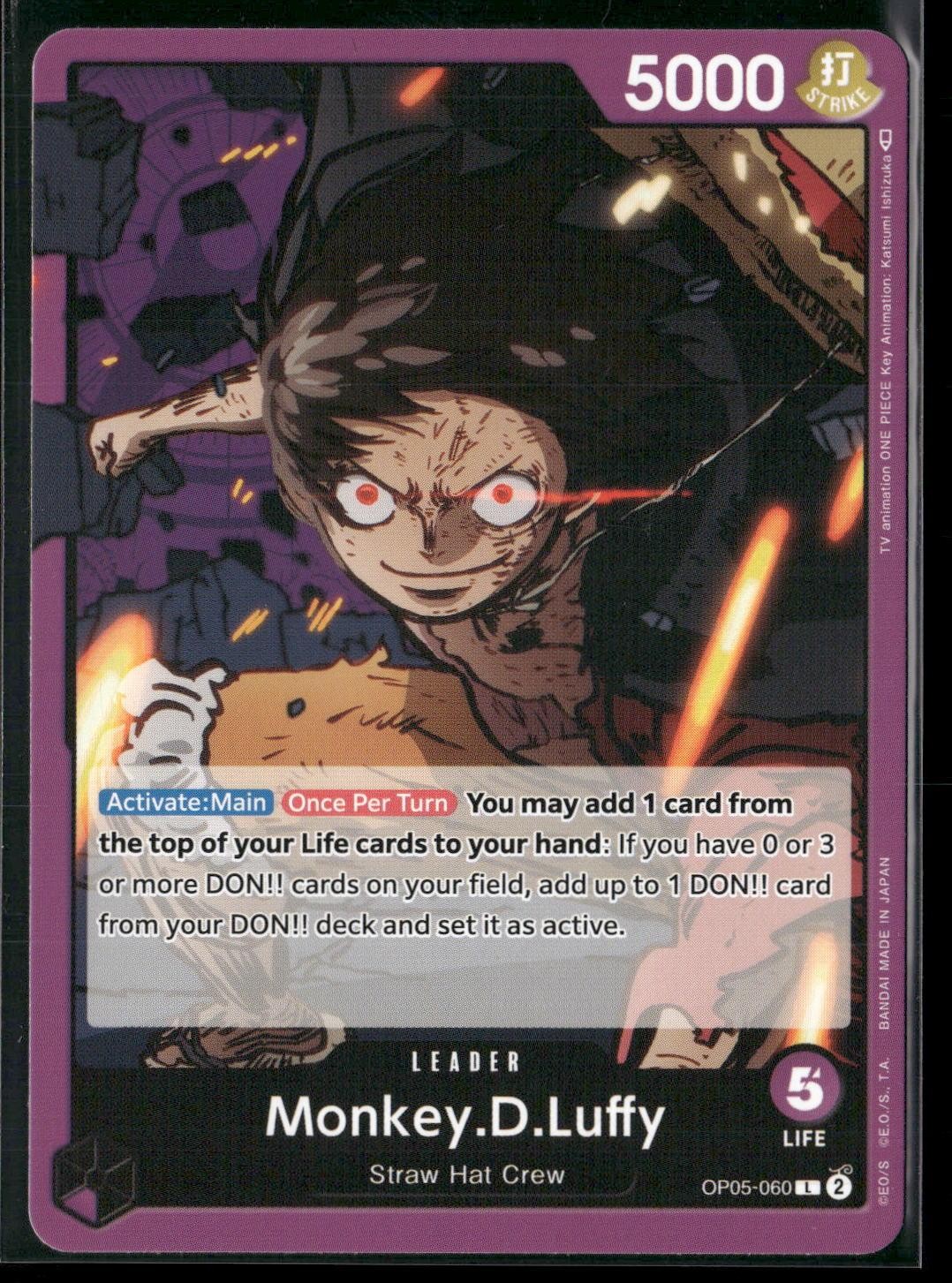 Awakening of the New Era #OP05-060 Monkey.D.Luffy (060)