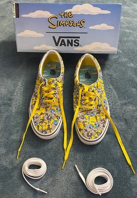Vans x The Simpsons The Itchy & Scratchy Show Era Sneakers Mens 10s With Box CIB