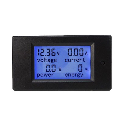 DC 20A Digital LCD Voltmeter Amperemeter Energiezähler Monitor 6,5 V-100 V