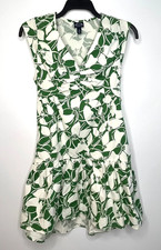 SCOOP Cotton Dress, Hi-Lo Hem, Pockets, Women's/Misses Size 4/6