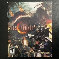 Lost Planet 2 PS3 PlayStation 3 Instruction Manual Only