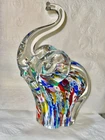 Vintage Murano Glass Figurine Elephant