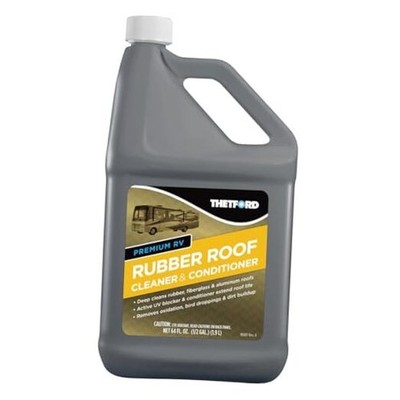 Premium RV Rubber Roof Cleaner - Non-Toxic, Non-Abrasive RV roof detergent 64 