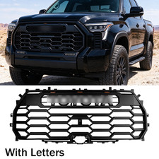Matte Black Grille Grill With Leds For 2022-2025 Toyota Tundra Trd Pro Style New