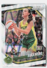 2025 Panini Prizm WNBA #127 Nika Muhl White Seismic Prizms