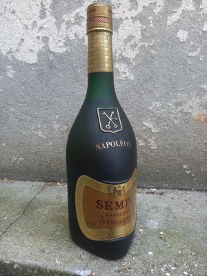 SEMPÉ Armagnac NAPOLÉON Bouteille FACTICE ancienne Dummy Collection Vitrine - Photo 1/4