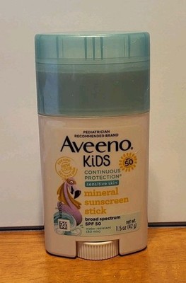 AVEENO KIDS SENSITIVE SKIN MINERAL SUNSCREEN STICK SPF 50 
