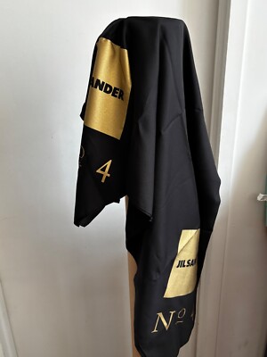 Vintage Jil Sander #4 black 45X45 scarf/Shawl