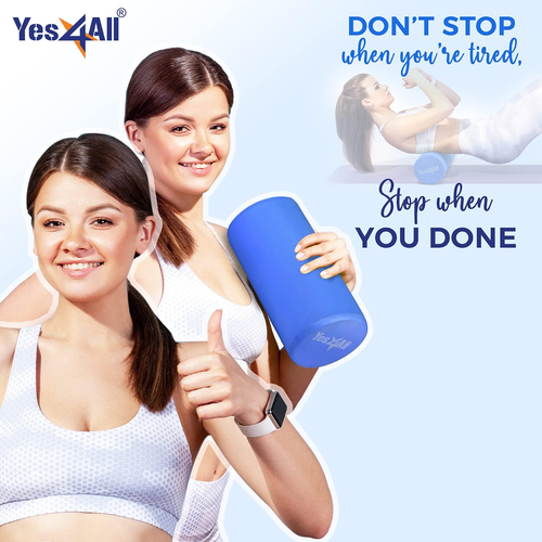 EVA Medium Density Foam Roller for Back - round Back Roller for Exercise, Yoga & - Picture 7 of 7