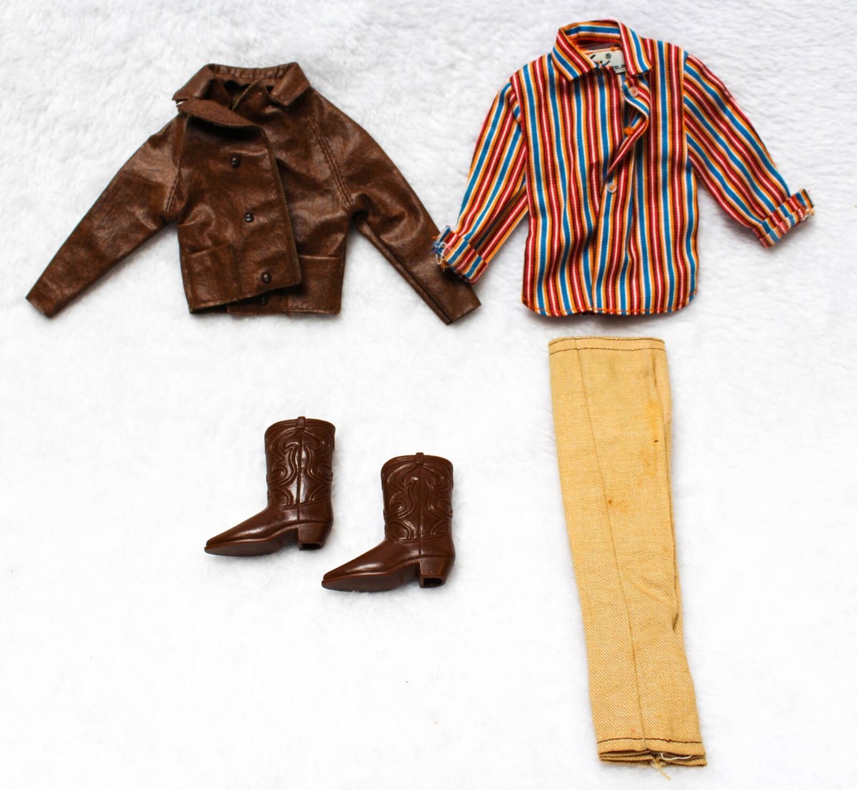 Vintage Ken Rally Gear Outfit #1429 Mod Era Complete 1969 Mattel