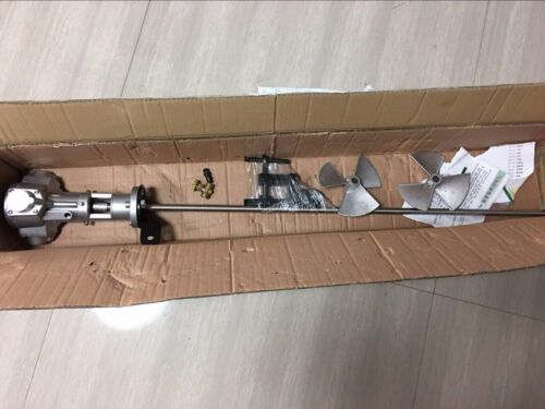 50 Gallon Mixer Tank Barrel Air Mix Stainless Steel Pneumatic Clip Bracket New - Picture 4 of 6