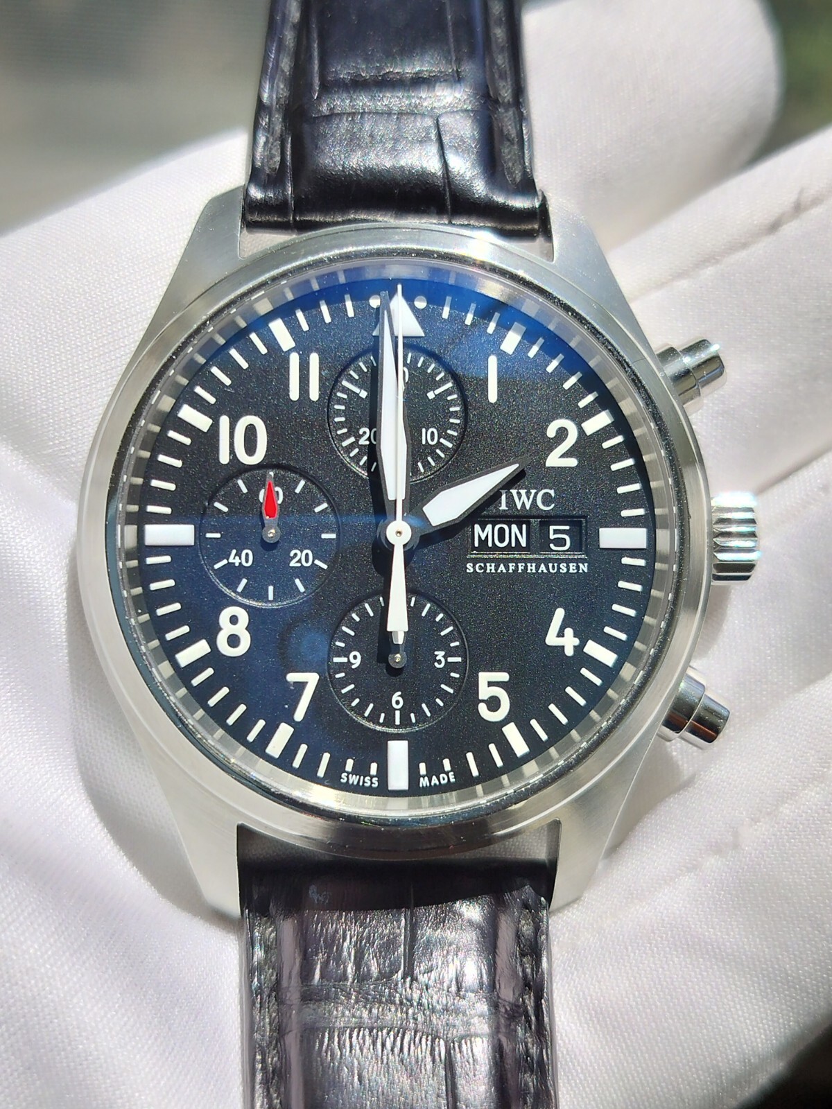 IWC Pilot's Watch Men's Black Watch - IW371701