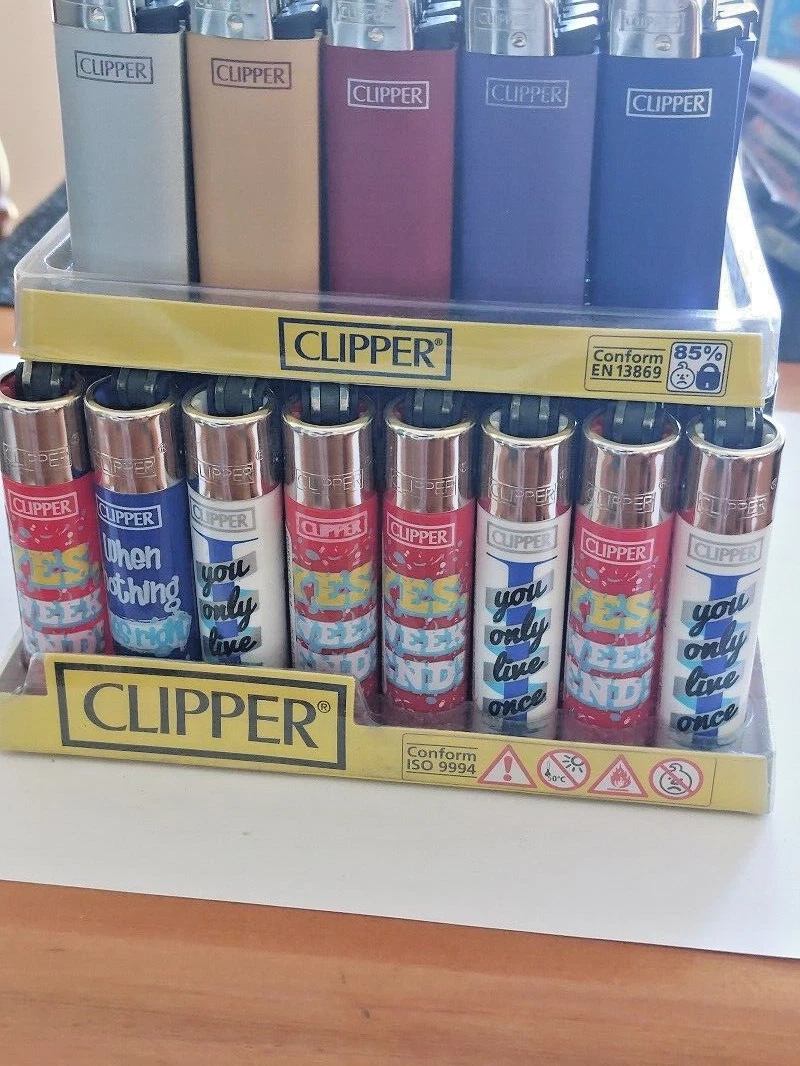 Wholesale lighter deal CLIPPER LIGHTERS SENT metal COLORS 50 lighters + 48 Clipp - Picture 1 of 3