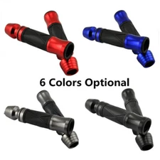 Long 7/8" Custom For Honda GROM MSX125 Motorcycle Handlebar Rubber Hand Grips