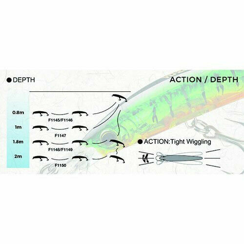 Yo Zuri Egi Lens-Q Invisible Cloth Squid Jig 2.5 A1780-GLBI