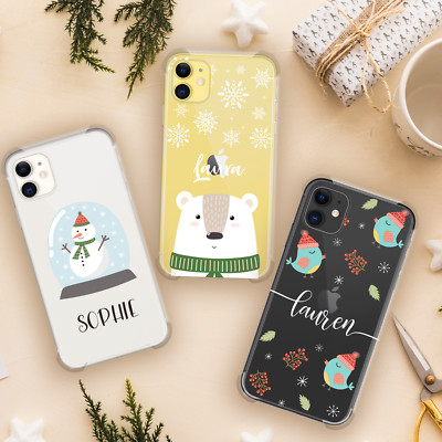 Personalisierte Handyhülle Name Stoßfest Cover für iPhone 11 12 13 14 15 XR Geschenk
