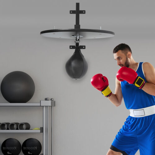 speed bag platform kit heavy duty boxing training equipmen with punchin ball