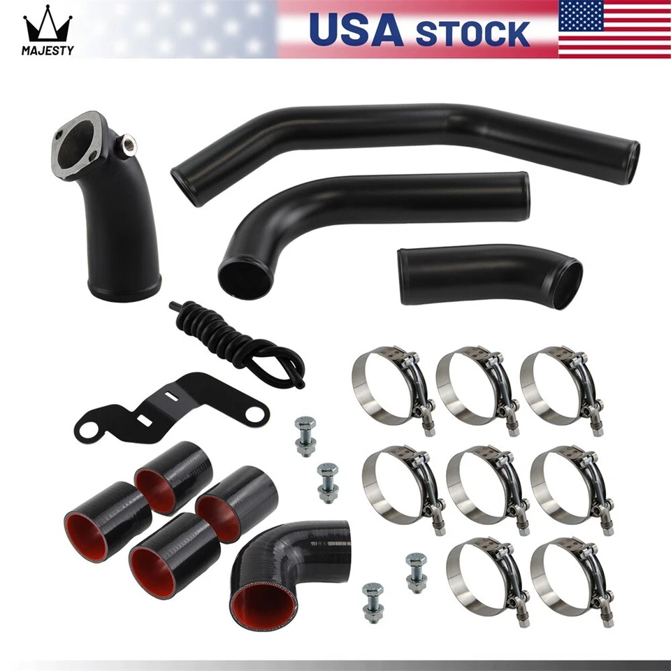 Intercooler Piping For 2008-2015 Mitsubishi Lancer Evolution EVO X 2.0L 4B11 BK - Image 2 of 4