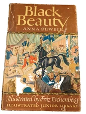Black Beauty by Anna Sewel Vintage Illustrated Good Condition Ill Junior Library