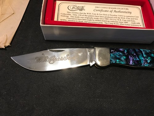 Raro coltello W.R. Case & Son Bird of Paradise 71072 testato XX CT1072 COA 1 di 130 - Foto 2 di 8