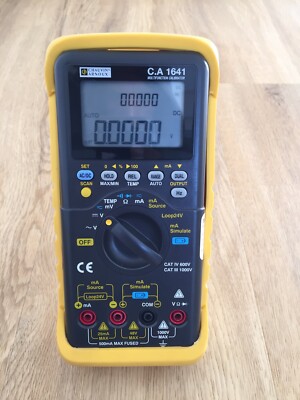 Multifunktionskalibrator (Multifunction Calibrator) C.A 1641