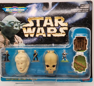 Micro Machines Star Wars Mini Figure Head Pods Collection #4