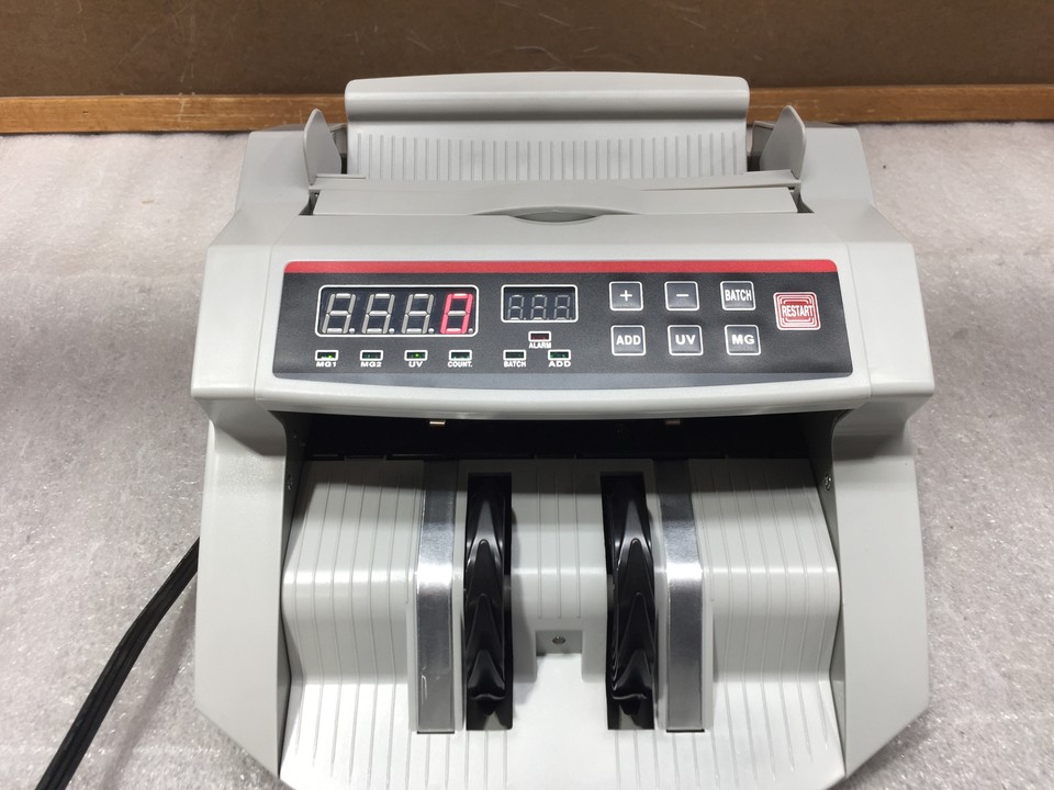 Bill Counter 2108 UV/MG Counter Machine w / Counterfeit Bill Detection