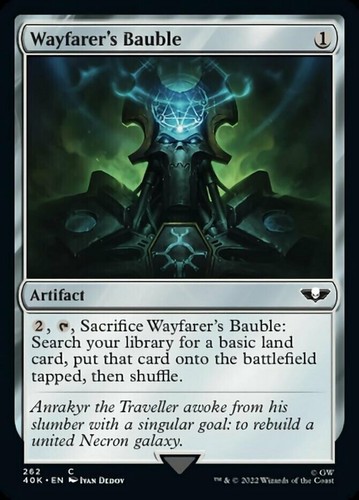 x4 Wayfarer's Bauble (262) C MTG Commander: Universes Beyond: Warhammer 40,000 M