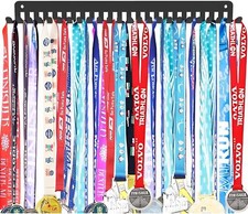 Medal Holder Display Hanger Rack Metal Frame Storage Collector Sport Medals H...