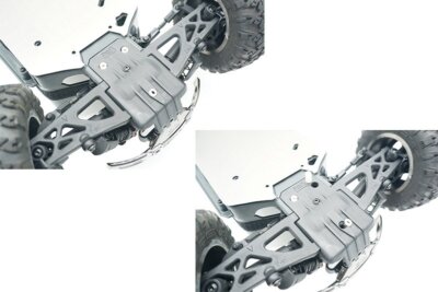 NEW GPM Stainless Steel Skid Plates Frt/Center/Rear Chassis Laser