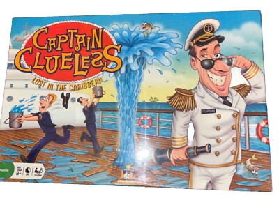 2008 Gamewright CAPTAIN CLUELESS Lost in The Caribbean Game NEW in Shrink!!