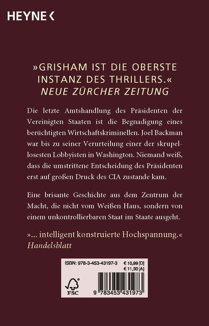 Thumbnail - John Grisham / Die Begnadigung / 9783453431973