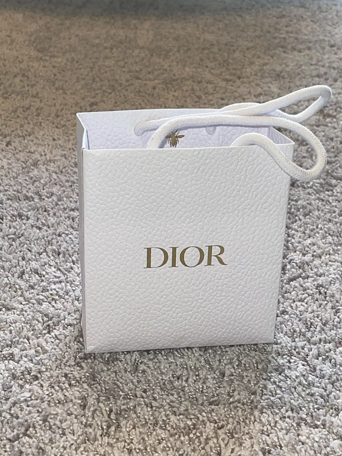 Sac à provisions classique authentique Dior blanc décoration