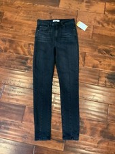 Jonathan Simkhai Standard Skinny Leg Black Denim Ankle Jeans, Size 26 NWT! $225