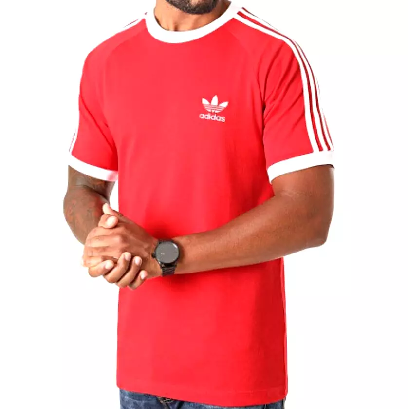 Red Logo-printed T-shirt ADIDAS Originals - Vitkac France