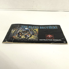 The Blues Brothers NES Videogioco SOLO LIBRETTO ISTRUZIONI - NINTENDO