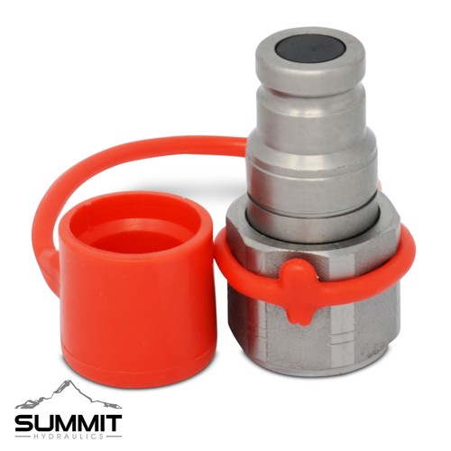 3/8′′ Flat Face Hydraulic Quick Connect Außenkupplung Fitting, 3/8′′ NPT Gewinde - Bild 1 von 4