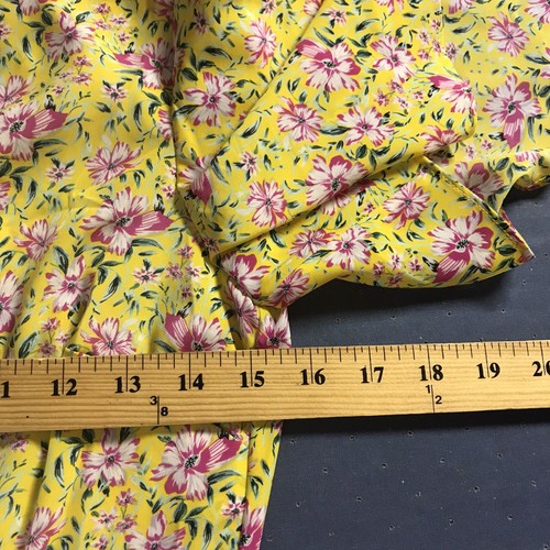 Roller Rabbit Yellow Floral Flutter Wrap Dress NWT Midi Ruffle Cottagecore Sz XS - Picture 10 of 11
