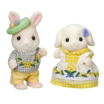 Sylvanian Families Friendly Pair Set Flora Rabbit Calico Critters Epoch Japan
