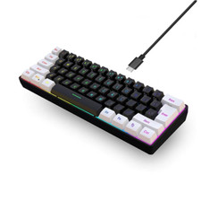 Hxsj 61-key Membrane Wired Keyboard With Separated Key Cap And Key Line