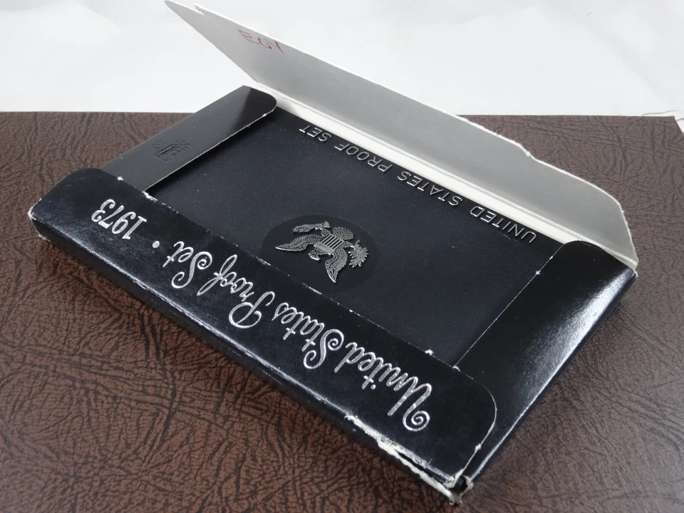 1973-S US Mint Proof Set 6 Coin Set OGP Original Government Packaging - Image 4 of 4