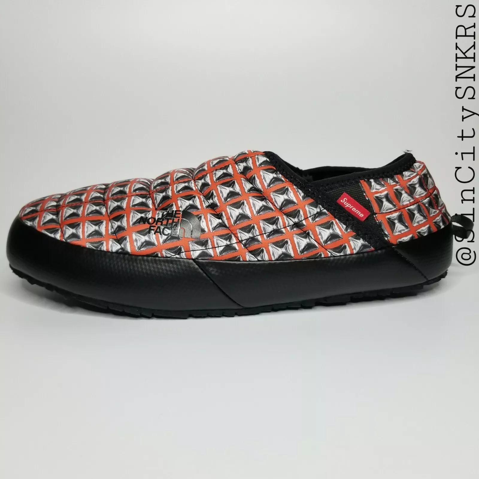 Supreme North Face Studded Traction Mule Shoe RED 10US   NEW Fast Shipping